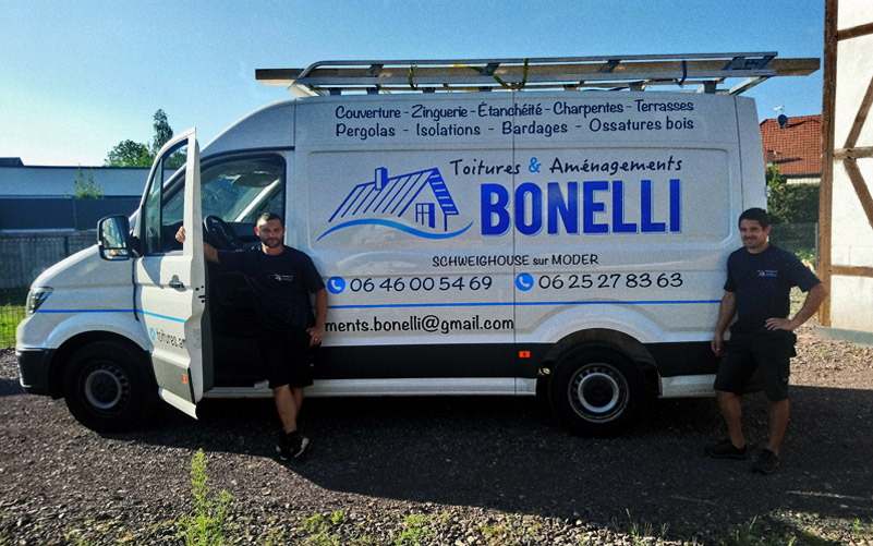 toitures et aménagements bonelli, yannick bonelli et lionel bonelli