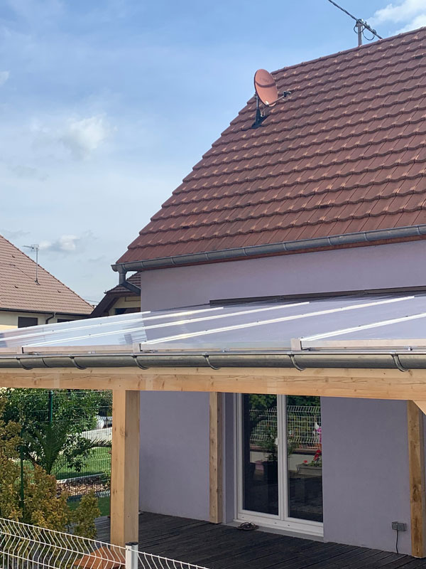 polycarbonate toiture aménagement bonelli
