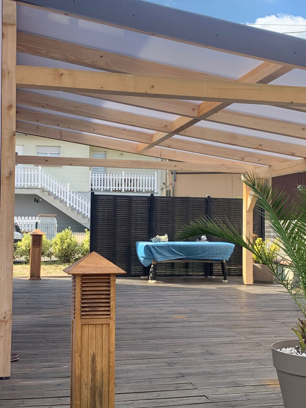 polycarbonate toiture aménagement bonelli