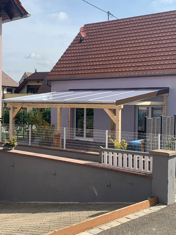polycarbonate toiture aménagement bonelli